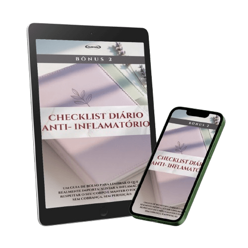 Mockup do Bônus 2 - Checklist Diário Anti-Inflamatório